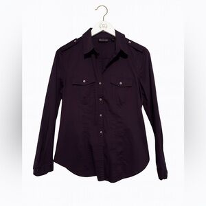 New York & Company Purple Blouse